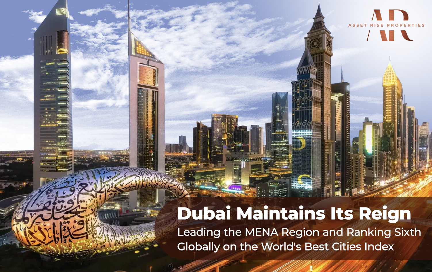 Leading the MENA Region and Ranking Sixth Globally on the World's Best Cities Index